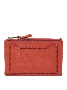 Hermes Clarice PM Coin Purse Orange Leather